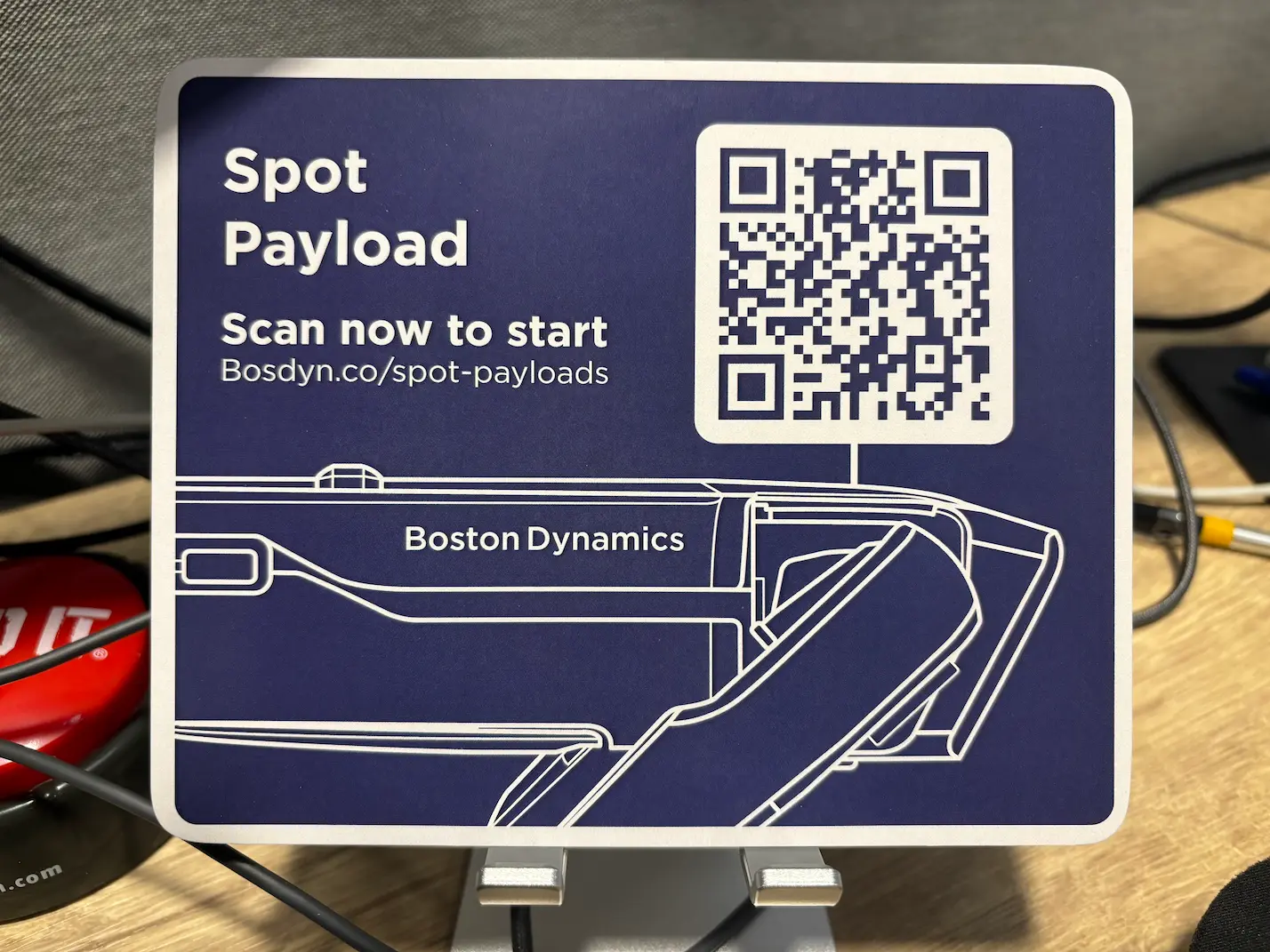 Spot Payloads QR code signage