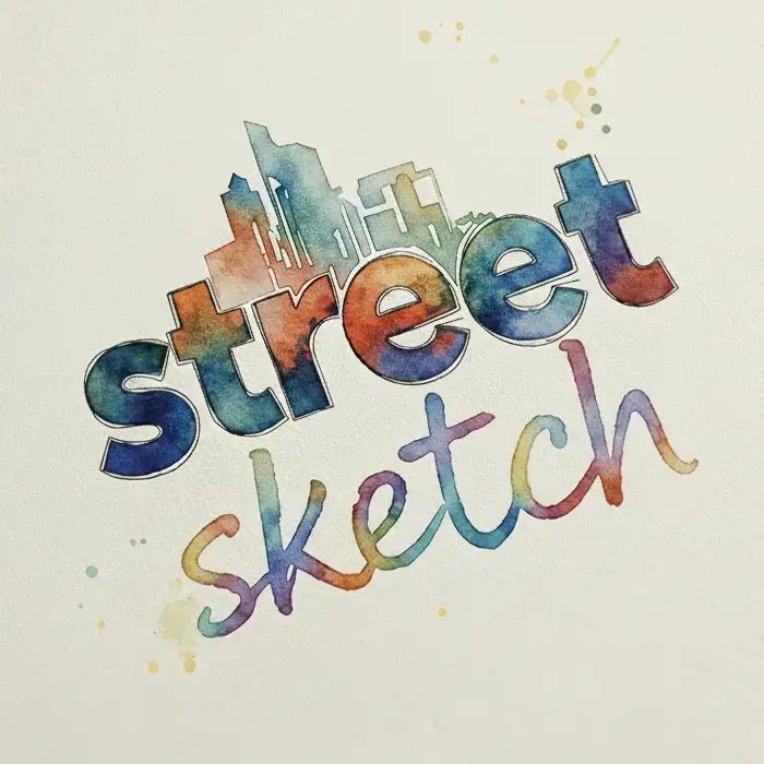 Logo of Street-sketch, AI-Powered art website